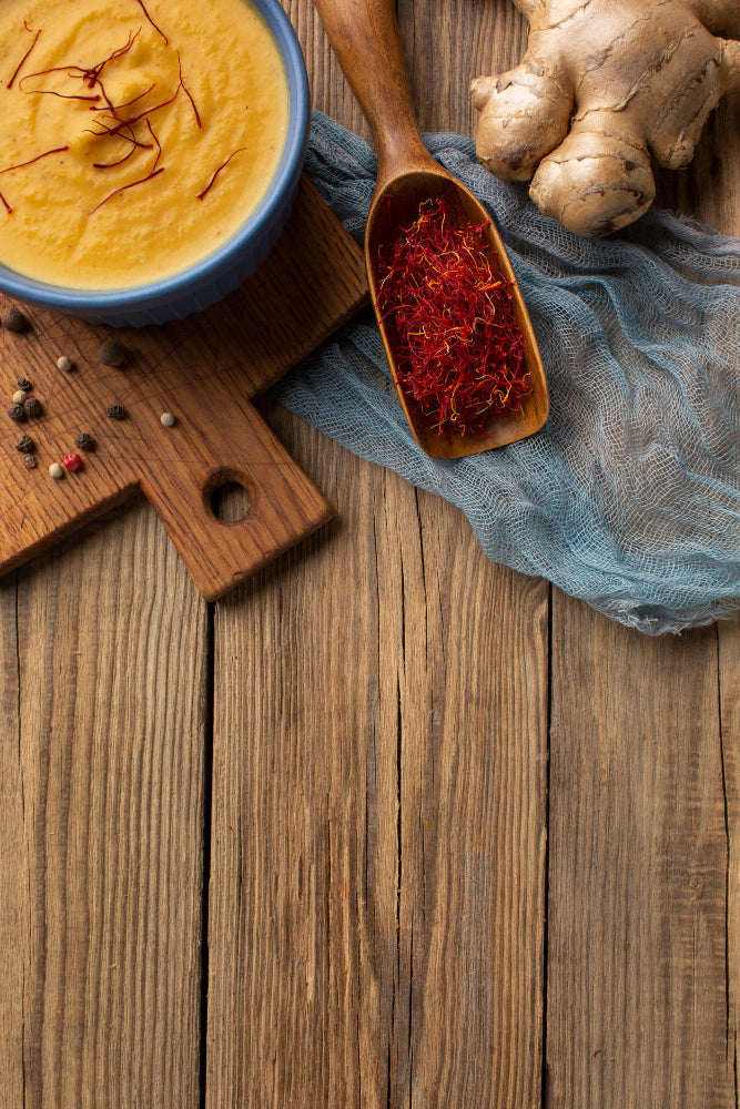 Saffron Ginger Tea