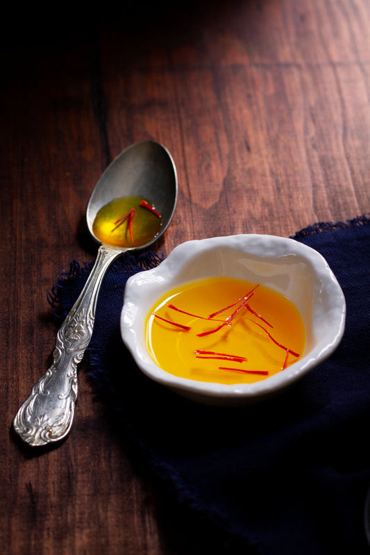 Saffron and Honey-Glazed Chicken