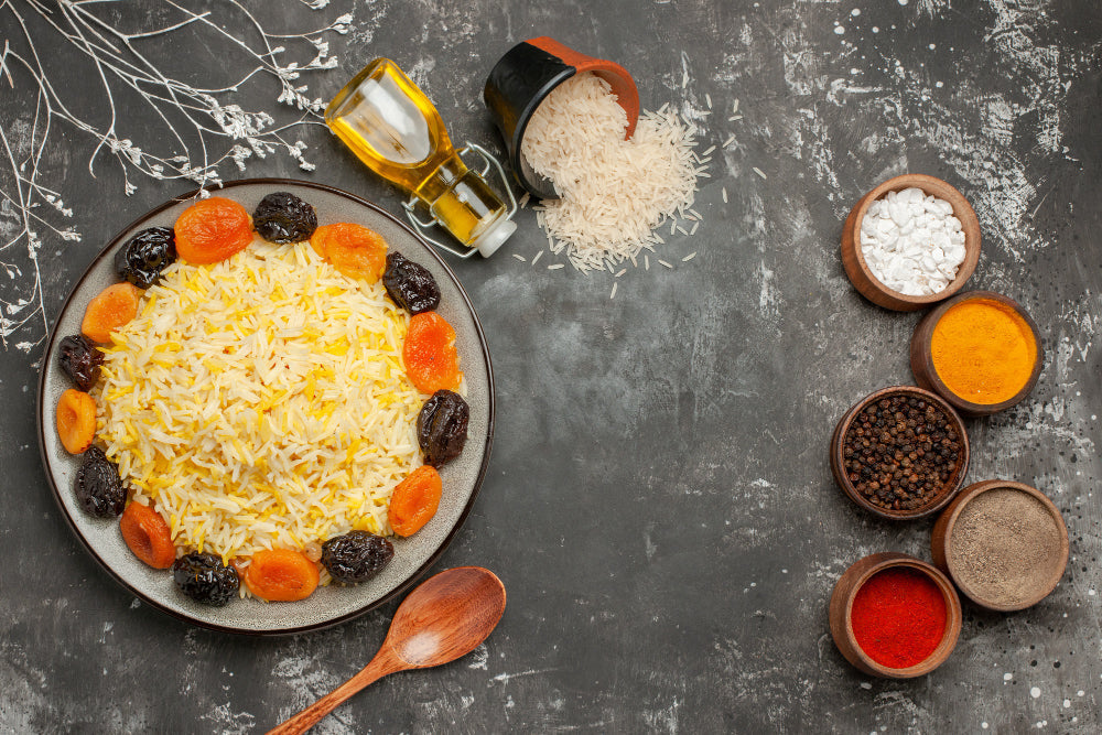 Persian Saffron Rice (Tahdig)