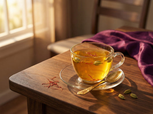 Saffron and Cardamom Tea