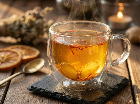 Saffron Ginger Tea