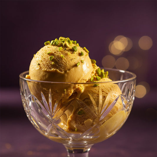 Saffron Pistachio Ice Cream