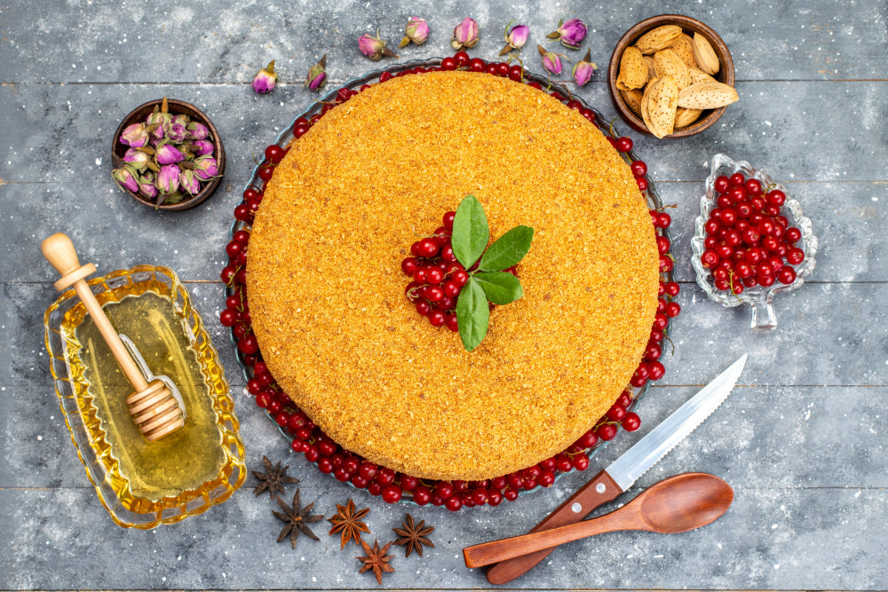 Saffron and Almond Cake