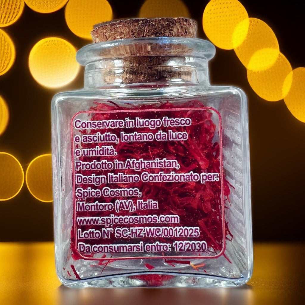 Fili di zafferano afgano premium - 1 g grammo